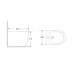 Біде підлогове Mixxus Premium ELLIPSE-0601 580х360х410mm (MP6594)