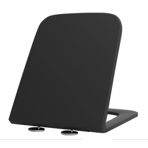 Сидіння-кришка для унітазу Mixxus Premium SEAT COVER QUADRO-DIVERSE-2001 BLACK з мікроліфтом 448х357х37mm (MP6614)