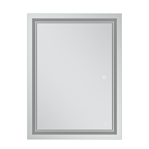 Дзеркало Mixxus Premium QUADRO MR20-80x60-Reverse з Led Touch, Anti-fog, димером, регулятором яскравості (MP6619)