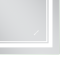 Дзеркало Mixxus Premium QUADRO MR20-80x60-Reverse з Led Touch, Anti-fog, димером, регулятором яскравості (MP6619)