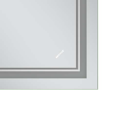 Дзеркало Mixxus Premium QUADRO MR20-80x60-Reverse з Led Touch, Anti-fog, димером, регулятором яскравості (MP6619)