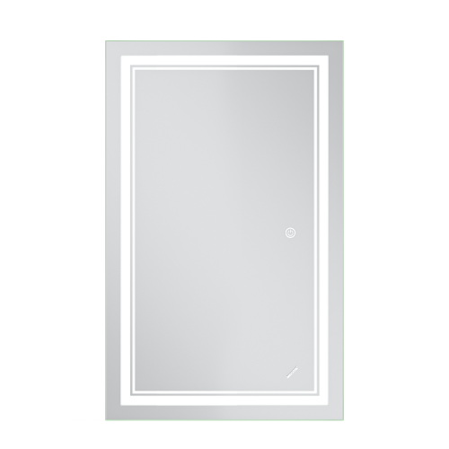 Дзеркало Mixxus Premium QUADRO MR20-50x80-Reverse з Led Touch, Anti-fog, димером, регулятором яскравості (MP6620)