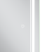 Дзеркало Mixxus Premium QUADRO MR20-50x80-Reverse з Led Touch, Anti-fog, димером, регулятором яскравості (MP6620)