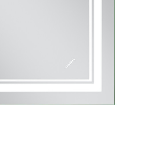 Дзеркало Mixxus Premium QUADRO MR20-90x70-Reverse з Led Touch, Anti-fog, димером, регулятором яскравості (MP6621)