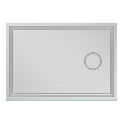 Дзеркало Mixxus Premium QUADRO MR20-100x70 з Led Touch, Anti-fog, димером, регулятором яскравості, лінзою (MP6622)