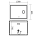 Зеркало Mixxus Premium QUADRO MR20-100x80 с Led Touch, Anti-fog, димером, регулятором яркости, линзой (MP6623)
