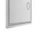 Зеркало Mixxus Premium QUADRO MR20-100x80 с Led Touch, Anti-fog, димером, регулятором яркости, линзой (MP6623)