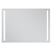 Дзеркало Mixxus Premium LINES MR18-100x70-Reverse з Led Touch, Anti-fog, димером, регулятором яскравості (MP6627)