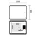 Дзеркало Mixxus Premium OLIVARY MR19-100x80-Reverse з Led Touch, Anti-fog, димером (3-6,5kK) (MP6629)