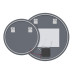 Дзеркало Mixxus Premium TOPPER MC01-100x75 із Led Touch, Anti-fog, димером (3-6,5kK) (MP6631)