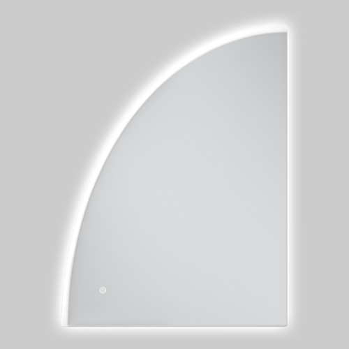 Дзеркало Mixxus Premium TOPPER MS02-75x100 із Led Touch, Anti-fog, димером (3-6,5kK) (MP6634)