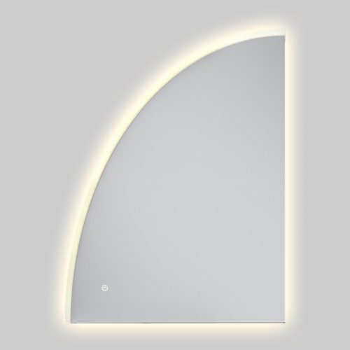 Дзеркало Mixxus Premium TOPPER MS02-75x100 із Led Touch, Anti-fog, димером (3-6,5kK) (MP6634)