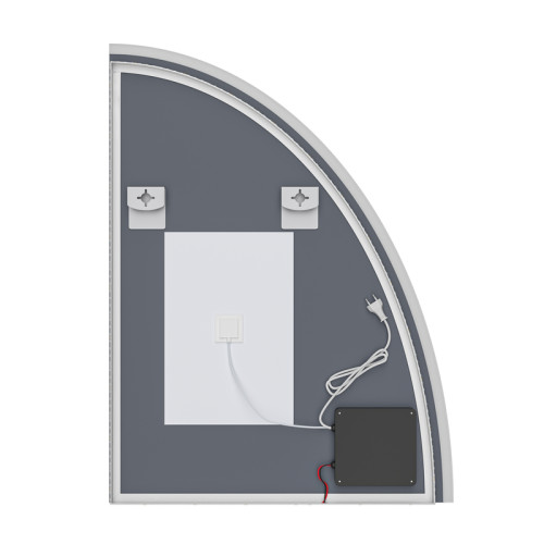 Дзеркало Mixxus Premium TOPPER MS02-75x100 із Led Touch, Anti-fog, димером (3-6,5kK) (MP6634)