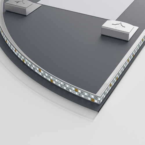 Дзеркало Mixxus Premium TOPPER MS02-75x100 із Led Touch, Anti-fog, димером (3-6,5kK) (MP6634)