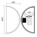 Дзеркало Mixxus Premium TOPPER MS03-60x120 із Led Touch, Anti-fog, димером (3-6,5kK) (MP6635)