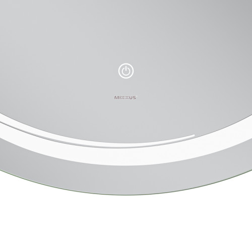Дзеркало Mixxus Premium WAVE MC04-90 із Led Touch, Anti-fog, димером (3-6,5kK) (MP6637)