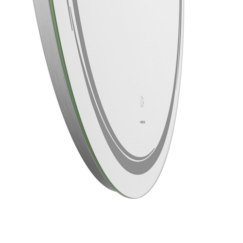 Дзеркало Mixxus Premium WAVE MC04-90 із Led Touch, Anti-fog, димером (3-6,5kK) (MP6637)