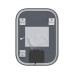 Дзеркало Mixxus Premium DIVERSE MR15-80x60-Reverse з Led Touch, Anti-fog, димером (3-6,5kK) (MP6638)