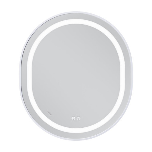 Дзеркало Mixxus Premium ELLIPSE MV05-80x70-Reverse WHITE з Led Touch, Anti-fog, димером (3-6,5kK) (MP6645)