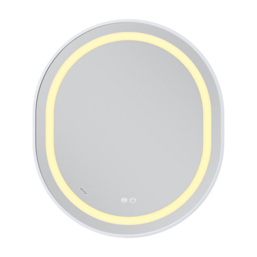 Дзеркало Mixxus Premium ELLIPSE MV05-80x70-Reverse WHITE з Led Touch, Anti-fog, димером (3-6,5kK) (MP6645)