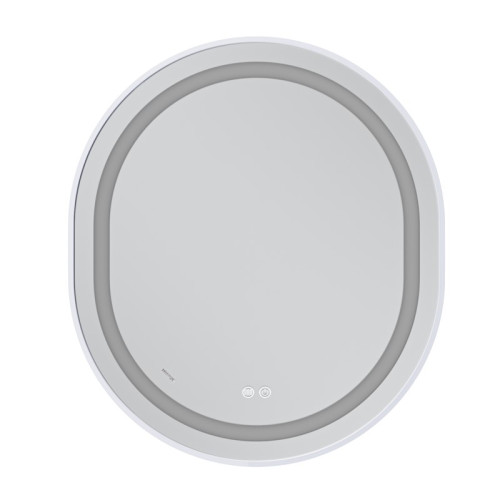 Дзеркало Mixxus Premium ELLIPSE MV05-80x70-Reverse WHITE з Led Touch, Anti-fog, димером (3-6,5kK) (MP6645)