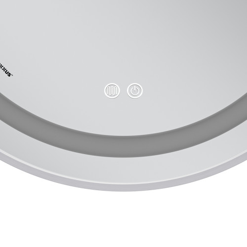 Дзеркало Mixxus Premium ELLIPSE MV05-80x70-Reverse WHITE з Led Touch, Anti-fog, димером (3-6,5kK) (MP6645)