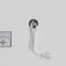 Дзеркало Mixxus Premium ELLIPSE MV05-80x70-Reverse WHITE з Led Touch, Anti-fog, димером (3-6,5kK) (MP6645)