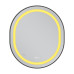 Дзеркало Mixxus Premium ELLIPSE MV05-80x70-Reverse BLACK з Led Touch, Anti-fog, димером (3-6,5kK) (MP6646)