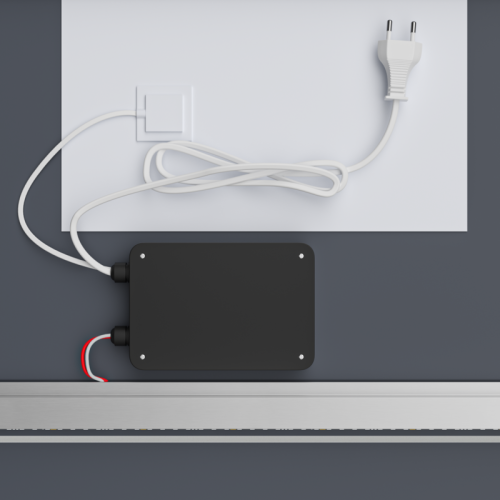 Дзеркало Mixxus Premium CUBIC MR14-80x60-Reverse з Led Touch, Anti-fog, димером, регулятором яскравості (MP6648)