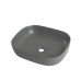 Раковина накладна Mixxus Premium DIVERSE-0115 GRAY 490x395x135mm (MP6650)