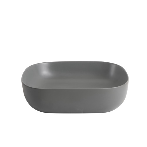 Раковина накладна Mixxus Premium DIVERSE-0115 GRAY 490x395x135mm (MP6650)