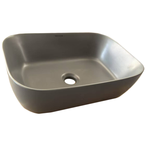 Раковина накладная Mixxus Premium DIVERSE-0116 GRAY 455x330x135mm (MP6651)