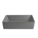 Раковина накладна Mixxus Premium QUADRO-0108 GRAY 550x390x145mm (MP6652)