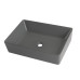 Раковина накладна Mixxus Premium QUADRO-0108 GRAY 550x390x145mm (MP6652)