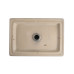 Раковина накладна Mixxus Premium QUADRO-0108 GRAY 550x390x145mm (MP6652)