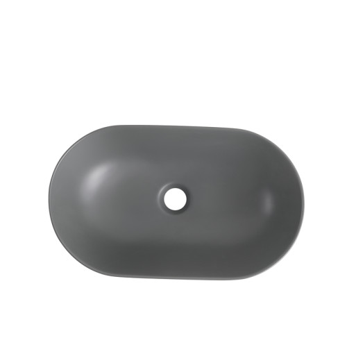 Раковина накладна Mixxus Premium ELLIPSE-0109 GRAY 500x300x140mm (MP6653)