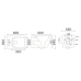 Унітаз підвісний Mixxus Premium QUADRO-0305-R GRAY 510x350x345mm система змиву RIMLESS (MP6656)