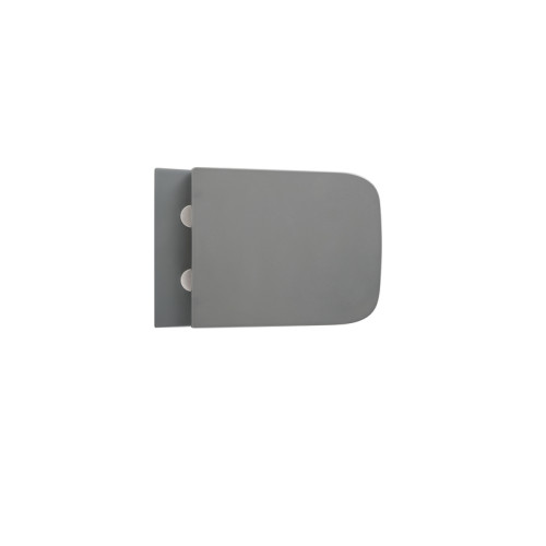 Унітаз підвісний Mixxus Premium QUADRO-0305-R GRAY 510x350x345mm система змиву RIMLESS (MP6656)