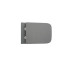 Унітаз підвісний Mixxus Premium QUADRO-0305-R GRAY 510x350x345mm система змиву RIMLESS (MP6656)