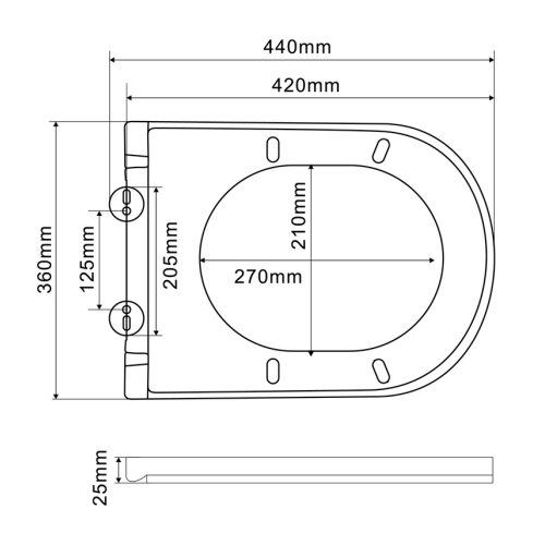 Унітаз-біде підвісний Mixxus Premium ELLIPSE-1301-R 500x365x350mm система змиву RIMLESS (MP6659)