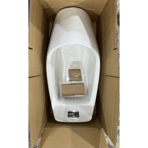 Пісуар підвісний Mixxus Premium BEVEL-1001 390x395x795mm з ІЧ-датчиком автоматичного змиву (MP6661)