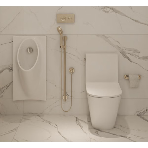 Пісуар підвісний Mixxus Premium BEVEL-1005 380x420x750mm з краном для пісуару (MP6664)