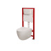 Комплект: Mixxus Premium Ellipse-SET-2101 (2 ящ) Унітаз система змиву Tornado 3.0+ Інсталяція Koer KT-0404 + панель KT-0604-03 White (MP6667)