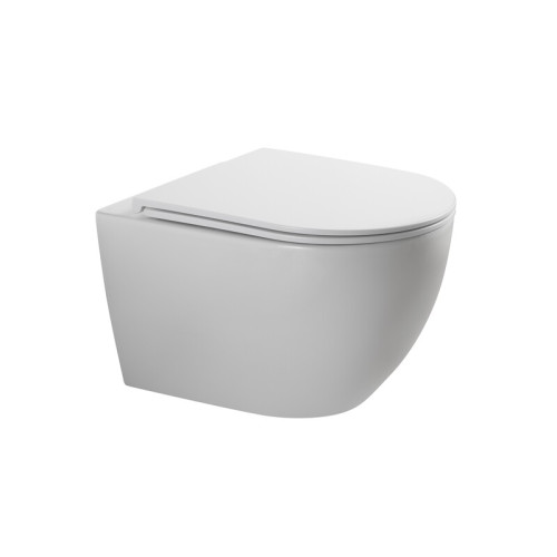 Комплект: Mixxus Premium Ellipse-SET-2101 (2 ящ) Унітаз система змиву Tornado 3.0+ Інсталяція Koer KT-0404 + панель KT-0604-03 White (MP6667)