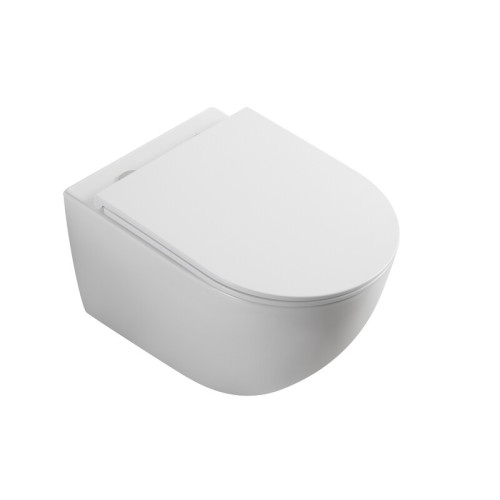 Комплект: Mixxus Premium Ellipse-SET-2101 (2 ящ) Унітаз система змиву Tornado 3.0+ Інсталяція Koer KT-0404 + панель KT-0604-03 White (MP6667)
