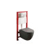 Комплект: Mixxus Premium Ellipse-SET-2101 Gray (2 ящ) Унітаз система змиву Tornado 3.0+ Інсталяція Koer KT-0404 + панель KT-0604-07 Gun Gray (MP6668)