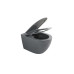 Комплект: Mixxus Premium Ellipse-SET-2101 Gray (2 ящ) Унітаз система змиву Tornado 3.0+ Інсталяція Koer KT-0404 + панель KT-0604-07 Gun Gray (MP6668)