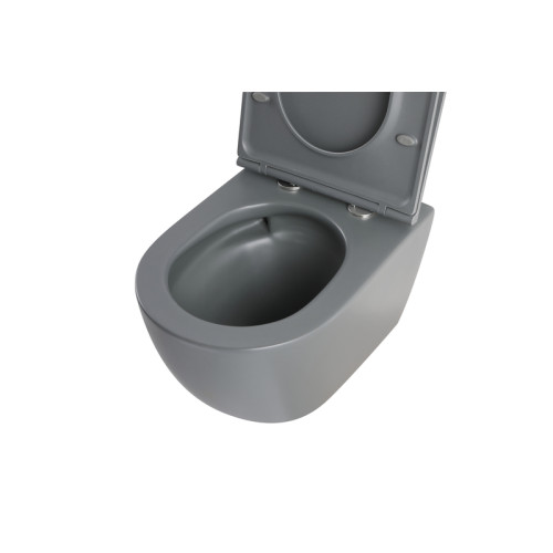 Комплект: Mixxus Premium Ellipse-SET-2101 Gray (2 ящ) Унітаз система змиву Tornado 3.0+ Інсталяція Koer KT-0404 + панель KT-0604-07 Gun Gray (MP6668)