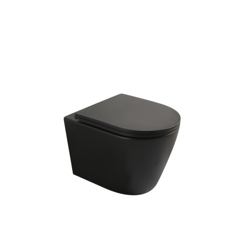 Комплект: Mixxus Premium Bevel-SET-2101 Black (2 ящ) Унітаз система змиву Tornado 1.0+ Інсталяція Koer KT-0404 + панель KT-0604-05 Black Mat (MP6669)