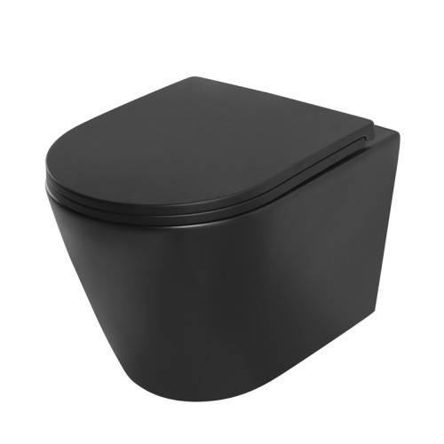 Комплект: Mixxus Premium Bevel-SET-2101 Black (2 ящ) Унітаз система змиву Tornado 1.0+ Інсталяція Koer KT-0404 + панель KT-0604-05 Black Mat (MP6669)